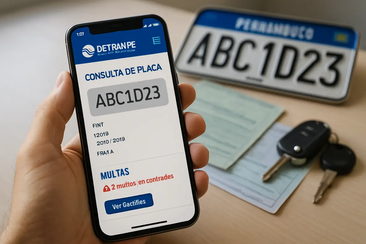 Consulta de Placa Detran PE: Como Evitar Multas e Problemas